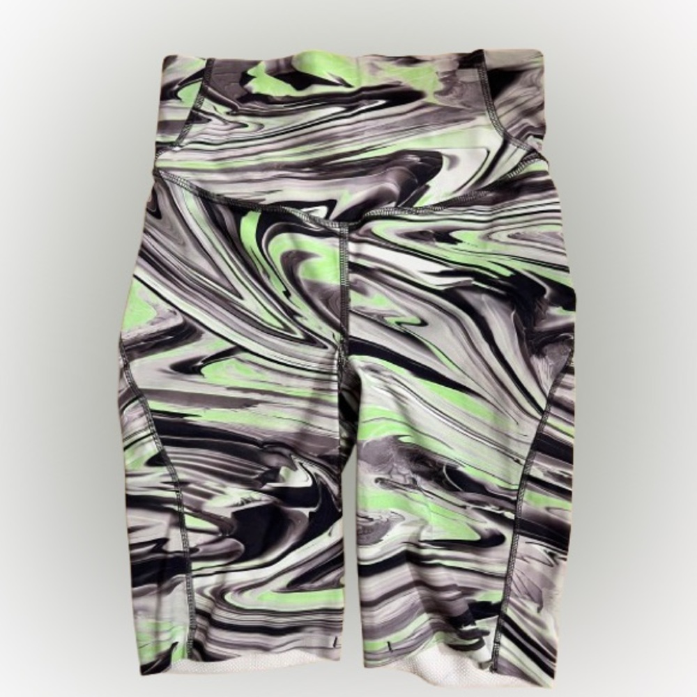 Lululemon Paint Glide Warp Multi Base Pace High Rise Short size 2